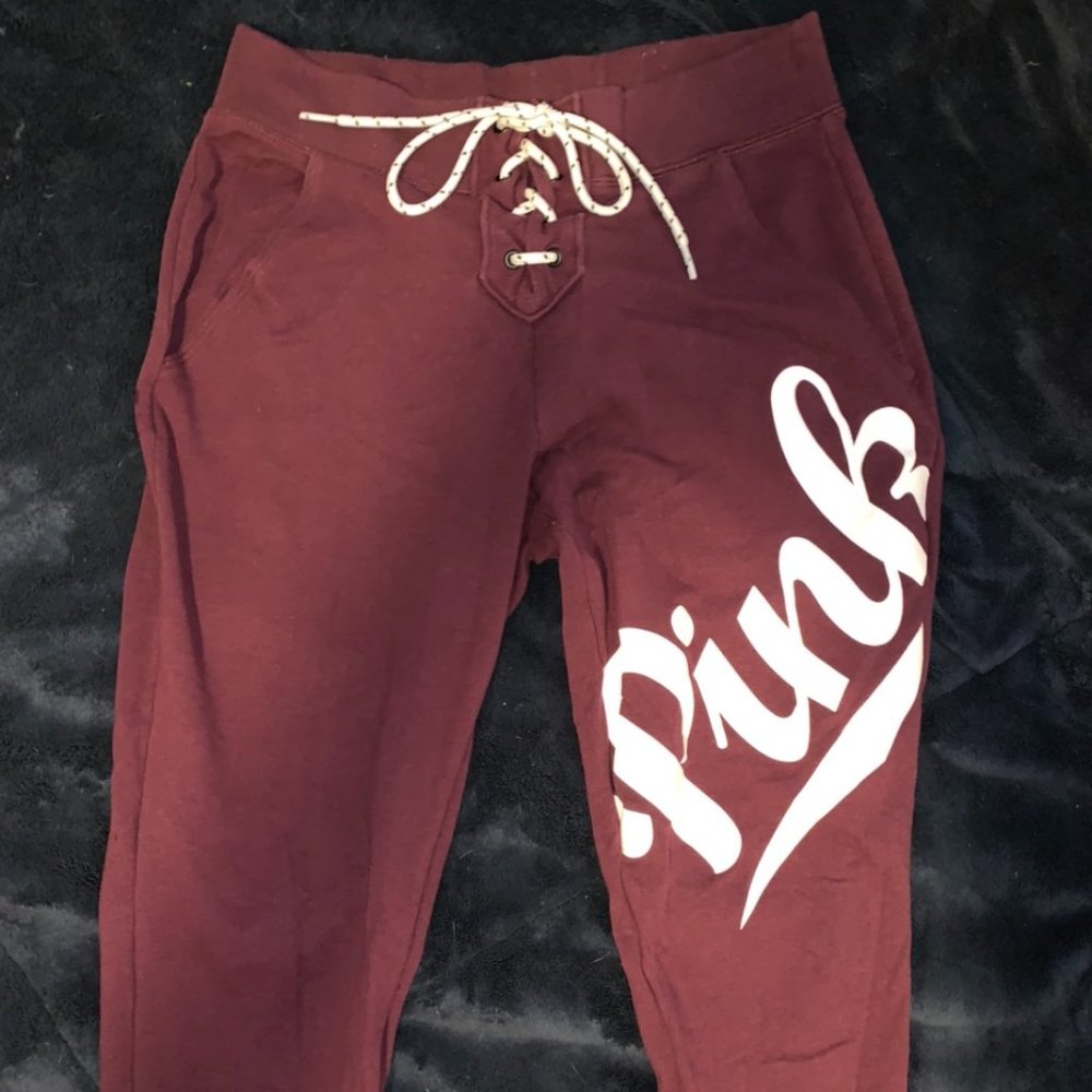 Pink sweatpants
